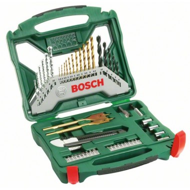 Набор из 50 предметов X-Line Titanium Bosch 2607019327