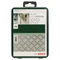 Набор из 19 сверл по металлу HSS-G, DIN 338 Bosch 2609255062