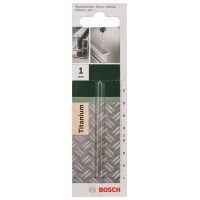 Сверло по металлу HSS-TiN DIN 338 1,0x12x34 мм Bosch 2609255088