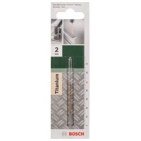 Сверло по металлу HSS-TiN DIN 338 2,0x24x49 мм Bosch 2609255090