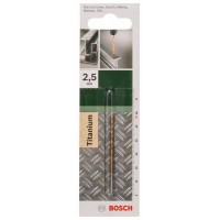 Сверло по металлу HSS-TiN DIN 338 2,5x30x57 мм Bosch 2609255091