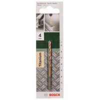 Сверло по металлу HSS-TiN DIN 338 4,0x43x75 мм Bosch 2609255095