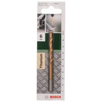 Сверло по металлу HSS-TiN DIN 338 6,0x57x93 мм Bosch 2609255100