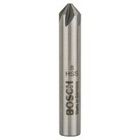 Конусный зенкер HSS с 5 режущими кромками, DIN 335 8,0 мм, M4, 48 мм, 8 мм Bosch 2609255116