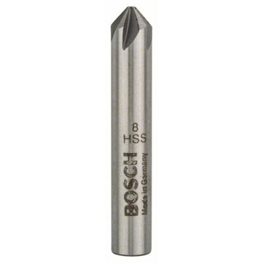 Конусный зенкер HSS с 5 режущими кромками, DIN 335 8,0 мм, M4, 48 мм, 8 мм Bosch 2609255116