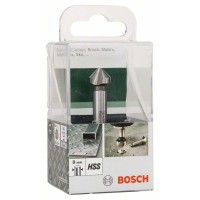 Конусный зенкер HSS с 3 режущими кромками, DIN 335 12,4 мм, M6, 56 мм, 8 мм Bosch 2609255122