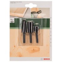 Набор из 3 рашпилей по дереву 15,0-6,0; 15,0; 15,0 мм Bosch 2609255302