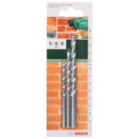 Набор из 3 сверл по камню 5,0x85; 6,0x100; 8,0x120 Bosch 2609255458