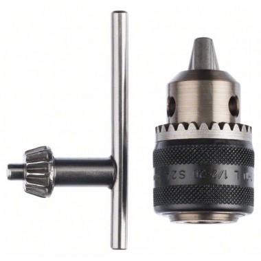Кулачковый патрон до 10 мм 1,0 – 10 мм, 1/2' - 20 Bosch 2609255700