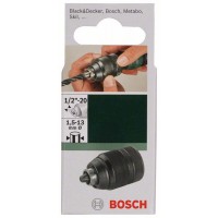 Быстрозажимной сверлильный патрон до 13 мм 1,5-13 мм, 1/2' - 20 Bosch 2609255704