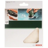 Шерстяной колпак для эксцентриковых шлифмашин 125 мм Липучка Bosch 2609256049