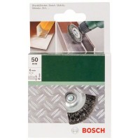 Кольцевая щетка для дрелей - витая проволока 50 мм, 0,3 мм, 4500 об/мин Bosch 2609256526