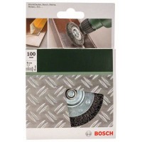 Кольцевая щетка для дрелей - витая проволока 100 мм, 0,3 мм, 4500 об/мин Bosch 2609256532