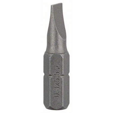 Насадка-бита Standard для шурупов с прямым шлицем (S) 0,8x5,5, 25 мм Bosch 2609255909