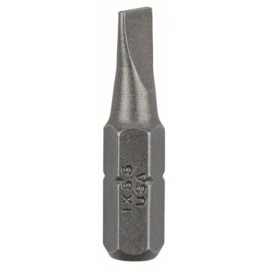 Насадка-бита Standard для шурупов с прямым шлицем (S) 1,0x5,5, 25 мм Bosch 2609255910