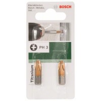 Бита Titanium PH PH 3, 25 мм Bosch 2609255918