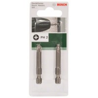 Отвертка-насадка для шурупов с крестообразным шлицем Phillips (PH) PH 2, 49 мм Bosch 2609255920