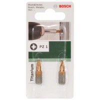 Бита Titanium PZ PZ 1, 25 мм Bosch 2609255925