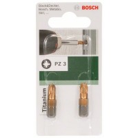 Бита Titanium PZ PZ 3, 25 мм Bosch 2609255927