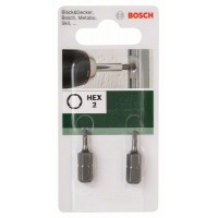 Бита Standard HEX HEX 2, 25 мм Bosch 2609255947
