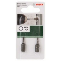 Бита Standard HEX HEX 2,5, 25 мм Bosch 2609255948