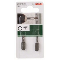 Бита Standard HEX HEX 3, 25 мм Bosch 2609255949