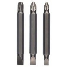 Набор из 3 двухсторонних насадок Bosch 2609255958