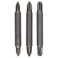 Набор из 3 двухсторонних насадок (PH, PH) PH1-PH1; PH2-PH2; PH3-PH3; 60 мм Bosch 2609255961