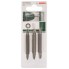 Набор из 3 двухсторонних насадок (PZ, PZ) PZ1-PZ1; PZ2-PZ2; PZ3-PZ3; 60 мм Bosch 2609255962