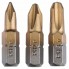 Набор из 3 насадок-бит Titanium (PH) PH1; PH2; PH3; 25 мм Bosch 2609255965