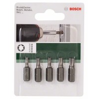 Набор из 5 насадок-бит Standard для шурупов с внутренним шлицем Torx 25 мм Bosch 2609255970