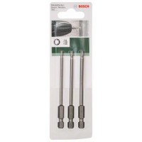 Набор из 3 отверток-насадок для шурупов с внутренним шлицем Torx (T) T8; T10; T15; 89 мм Bosch 2609255971