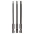 Набор из 3 отверток-насадок для шурупов с внутренним шлицем Torx (T) T8; T10; T15; 89 мм Bosch 2609255971