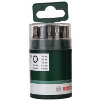 Набор из 10 насадок-бит Standard для шурупов с внутренним шлицем Torx (T) Bosch 2609255976