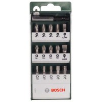 Набор из 16 насадок-бит Standard, смешанный (S, PH, PZ, T) Bosch 2609255977
