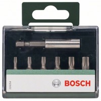 Набор из 7 насадок-бит Standard для шурупов с внутренним шлицем Torx (T) 25 мм Bosch 2609255980