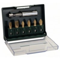Набор из 7 насадок-бит Titanium, смешанный (S, PH, PZ) Bosch 2609255985