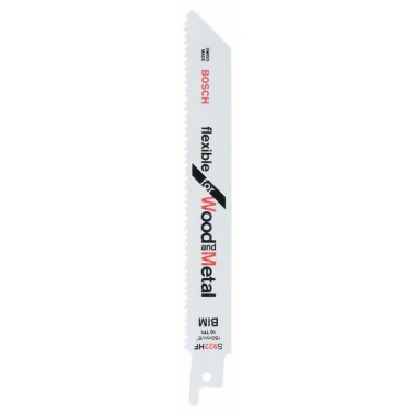 Биметаллическое пильное полотно S 922 HF Flexible for Wood and Metal Bosch 2609256711