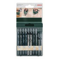 Набор из 10 пильных полотен с T-образным хвостовиком Bosch 2609256744