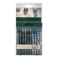 Набор из 10 пильных полотен с T-образным хвостовиком Bosch 2609256746