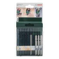 Набор из 10 пильных полотен с T-образным хвостовиком Bosch 2609256754