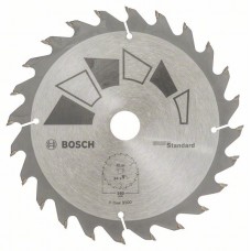 Пильный диск STANDARD 160x20x2,2 мм, 24 Bosch 2609256810