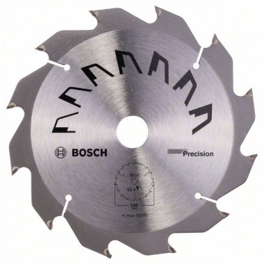 Пильный диск PRECISION 160x20x2,5 мм, 12 Bosch 2609256854