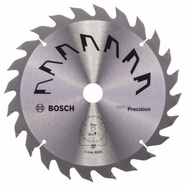 Пильный диск PRECISION 184x16x2,5 мм, 24 Bosch 2609256863