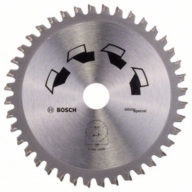 Пильный диск SPECIAL 140x20x2,2 мм, 40 Bosch 2609256885