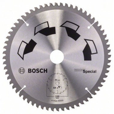 Пильный диск SPECIAL 235x30x2,5 мм, 64 Bosch 2609256895
