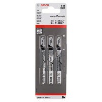 Набор из 3 пильных полотен T 101 BIF (2x); T 101 AOF Bosch 2608636429