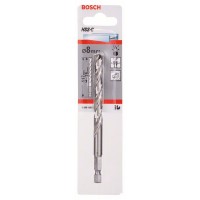 Сверло по металлу с шестигранным хвостовиком 1/4' ISO 1173 E6.3 8x75x117 мм Bosch 2608595516