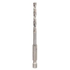 Спиральное сверло по древесине с шестигранным хвостовиком 1/4' 5x52x99 мм Bosch 2608595521