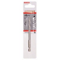 Спиральное сверло по древесине с шестигранным хвостовиком 1/4' 6x63x106 мм Bosch 2608595522